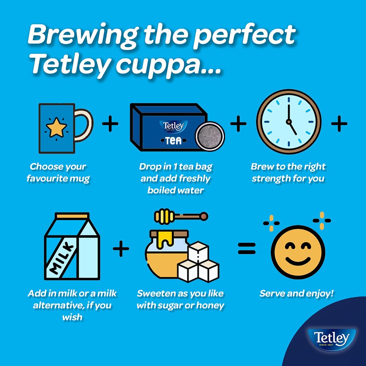 Tetley Tea Bags – 3pk x 240ct | 240-Count Tea Bags Pack