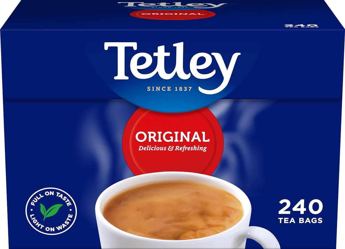 Tetley Tea Bags – 3pk x 240ct | 240-Count Tea Bags Pack