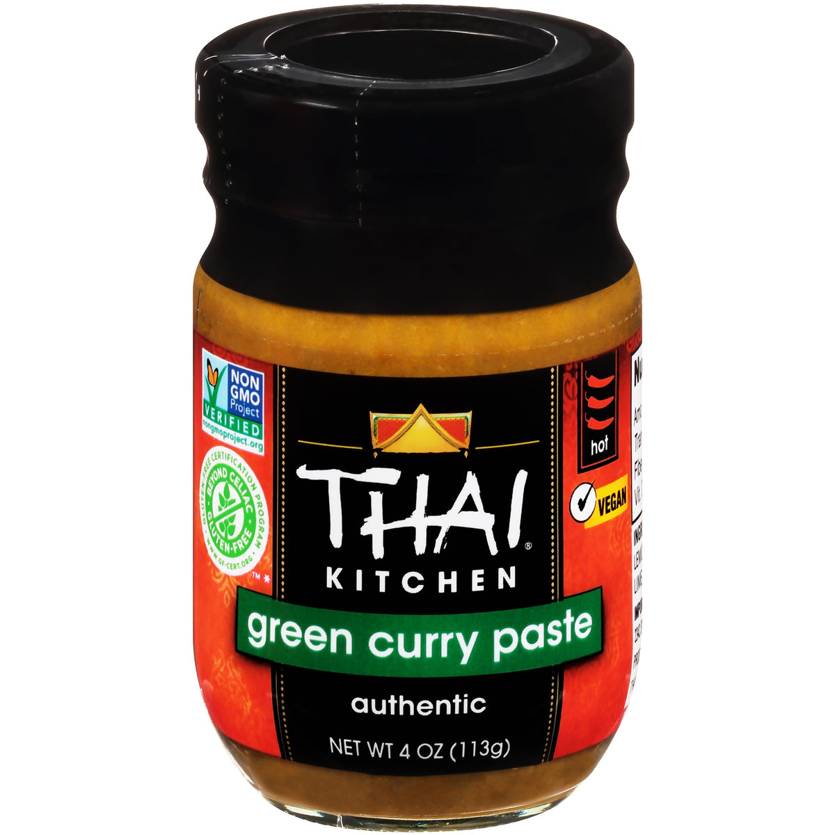 Thai Kitchen Gluten Free Green Curry Paste, 4 oz (Pack of 6) – Vegan & Gluten Free