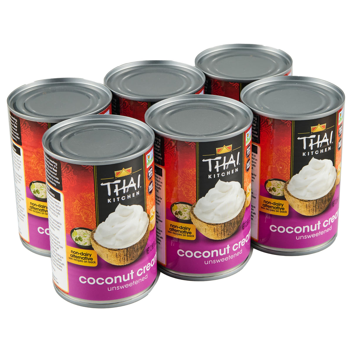 Thai Kitchen Unsweetened Coconut Cream (Pack of 6) – Gluten Free & Dairy Free