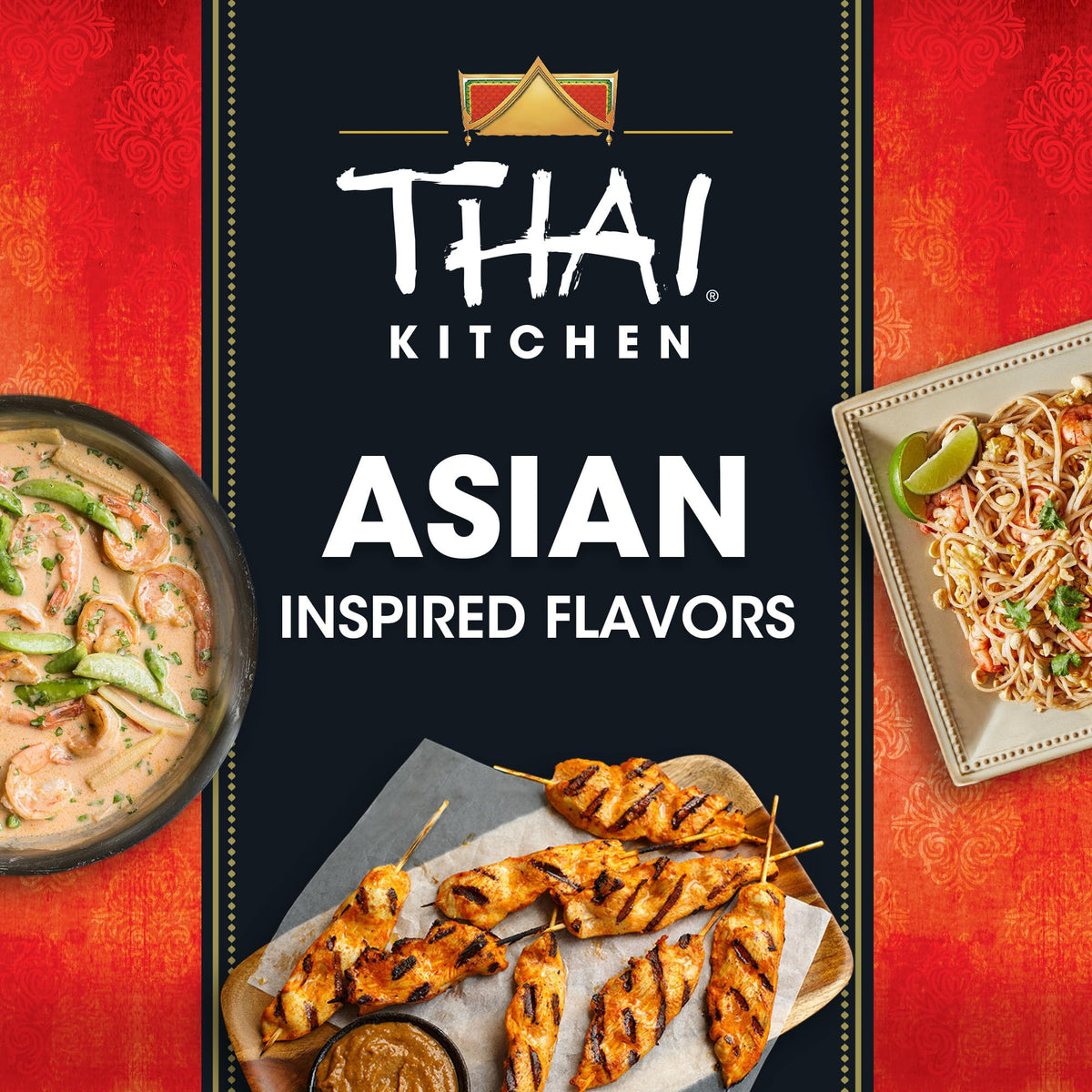 Thai Kitchen Gluten Free Thin Rice Noodles – 8.8 oz (Pack of 6) | Vegan & Wheat-Free