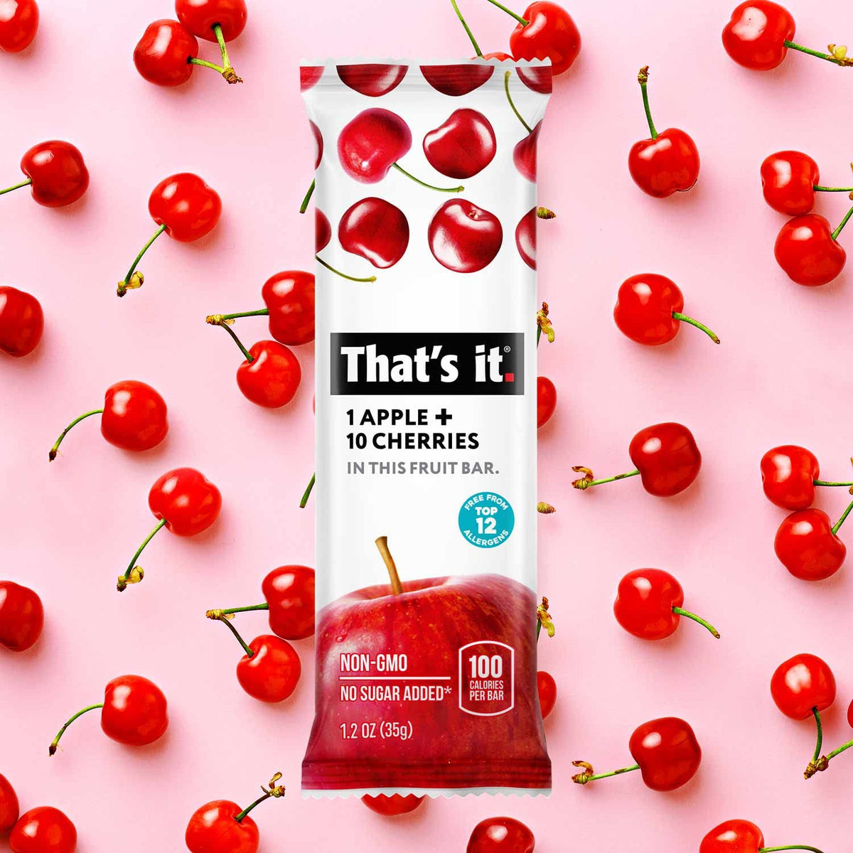 That's It Fruit Bars 12 Variety Pack – Real Fruit, High Fiber, Vegan, Gluten Free, No Sugar Added