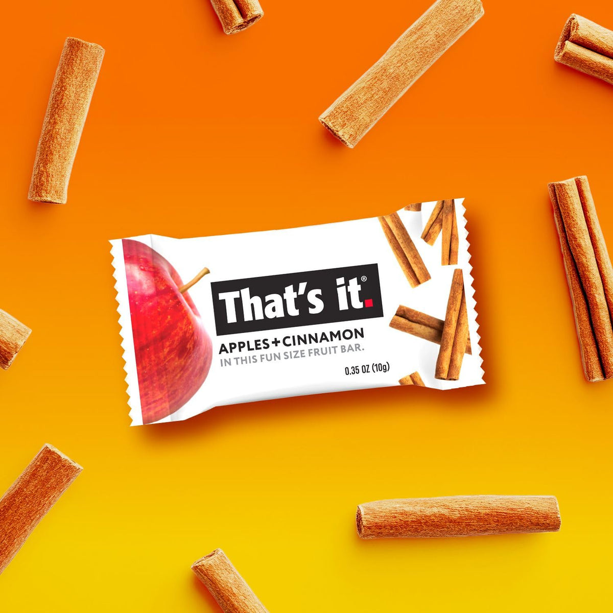 That's it. Fun Size Fruit Bars Variety Pack – Cherry-Cinnamon (50 x 10g), Non-GMO, Kosher, Gluten Free