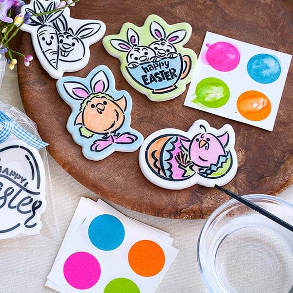 The Cookie Countess PYO Edible Paint Palettes – Pastel 36 Pouch