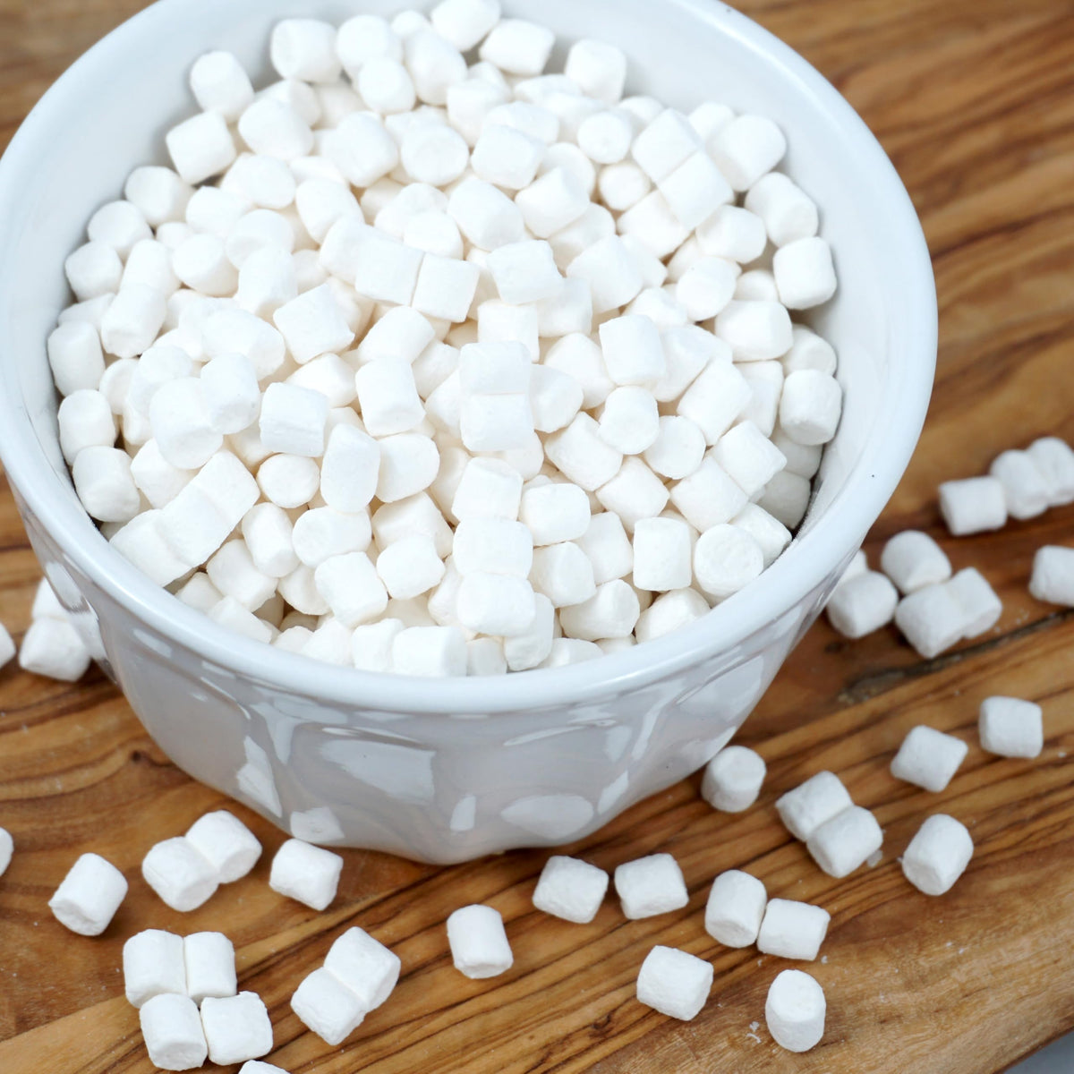 Dehydrated Mini Vanilla Marshmallows — 2 lb Bulk Bag | The Hampton Candy Company