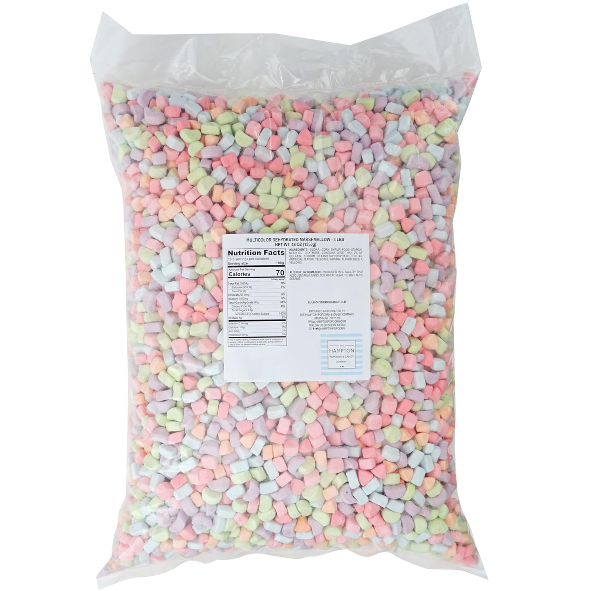 Dehydrated Cereal Marshmallows – 3 lb Bulk Bag | The Hampton Candy Company