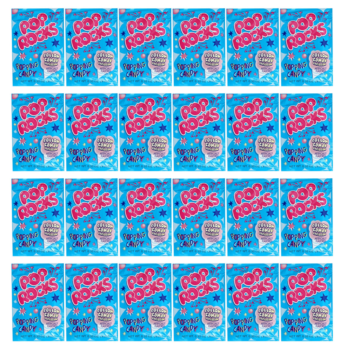 Pop Rocks Cotton Candy 24 Pack | The Hampton Candy Company – Fun Candy for All Ages