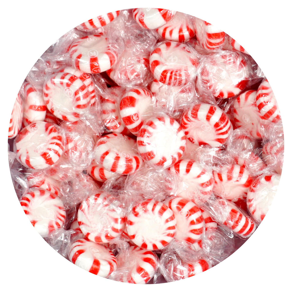 Starlight Peppermint Candy — 6 lb Bulk (Approx. 450 pcs) | The Hampton Candy Company