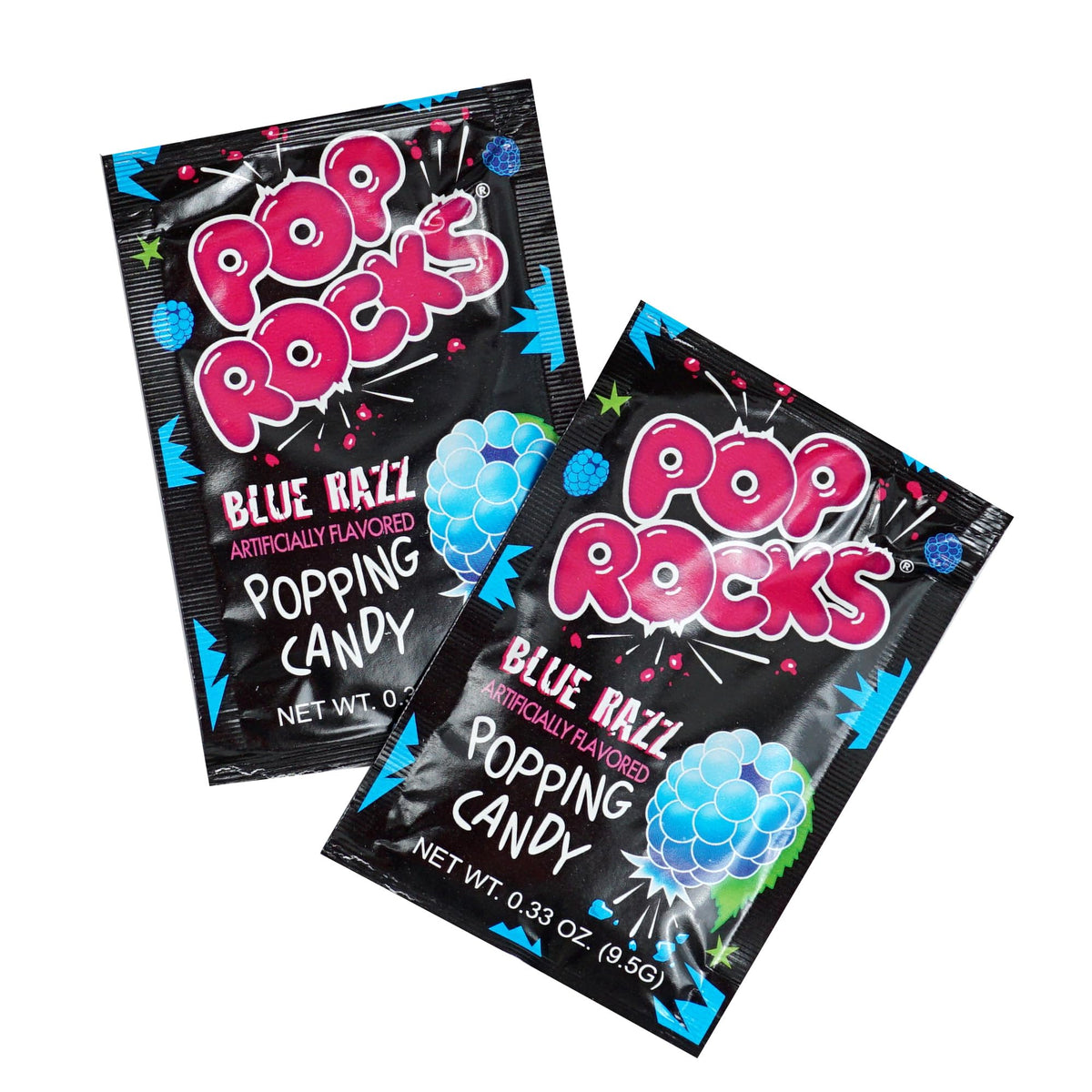 Pop Rocks Blue Razz Popping Candy — 24 Pack | The Hampton Candy Company