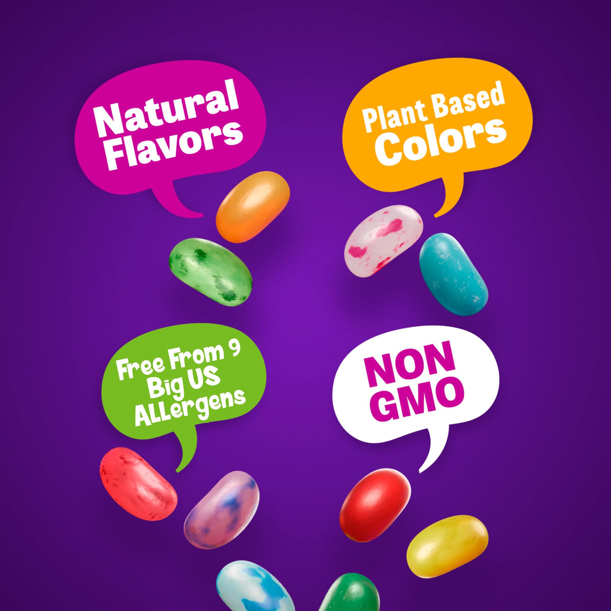 The Jelly Bean Planet Easter Jelly Beans, Pack of 3 — 11.5 oz Each, 36 Natural Flavors, Gluten Free