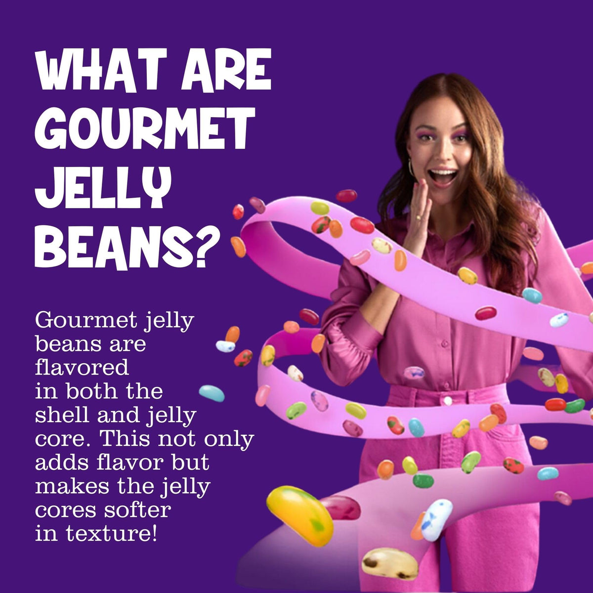 The Jelly Bean Planet Easter Jelly Beans — 3-Pack, 8 oz Each, 36 Natural Flavors