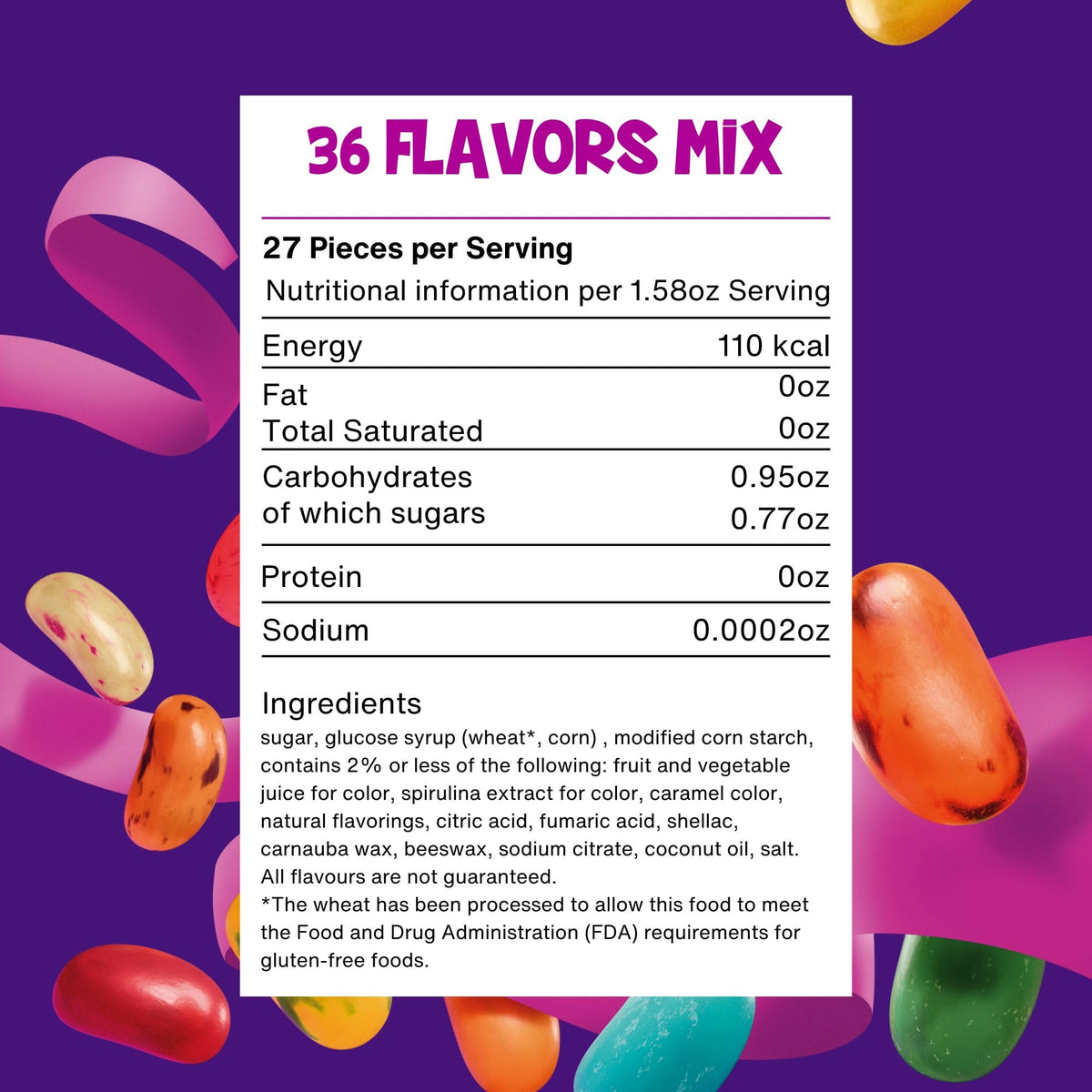 The Jelly Bean Planet Easter Jelly Beans, Pack of 3 — 11.5 oz Each, 36 Natural Flavors, Gluten Free