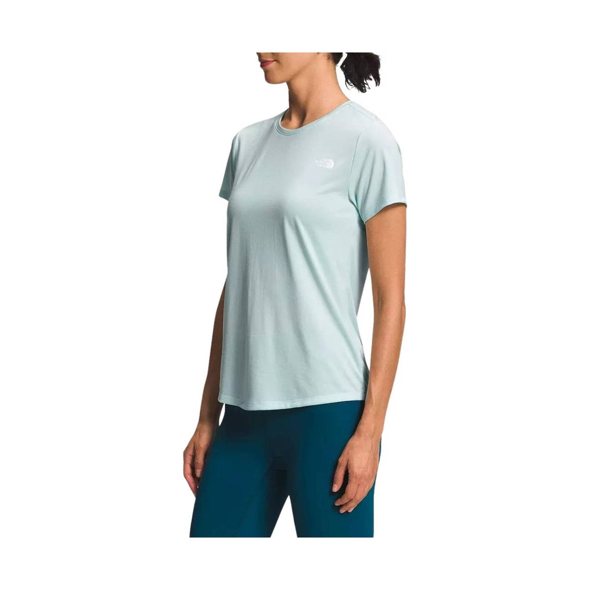 The North Face Women's Elevation Short Sleeve - Skylight Blue FINAL SALE