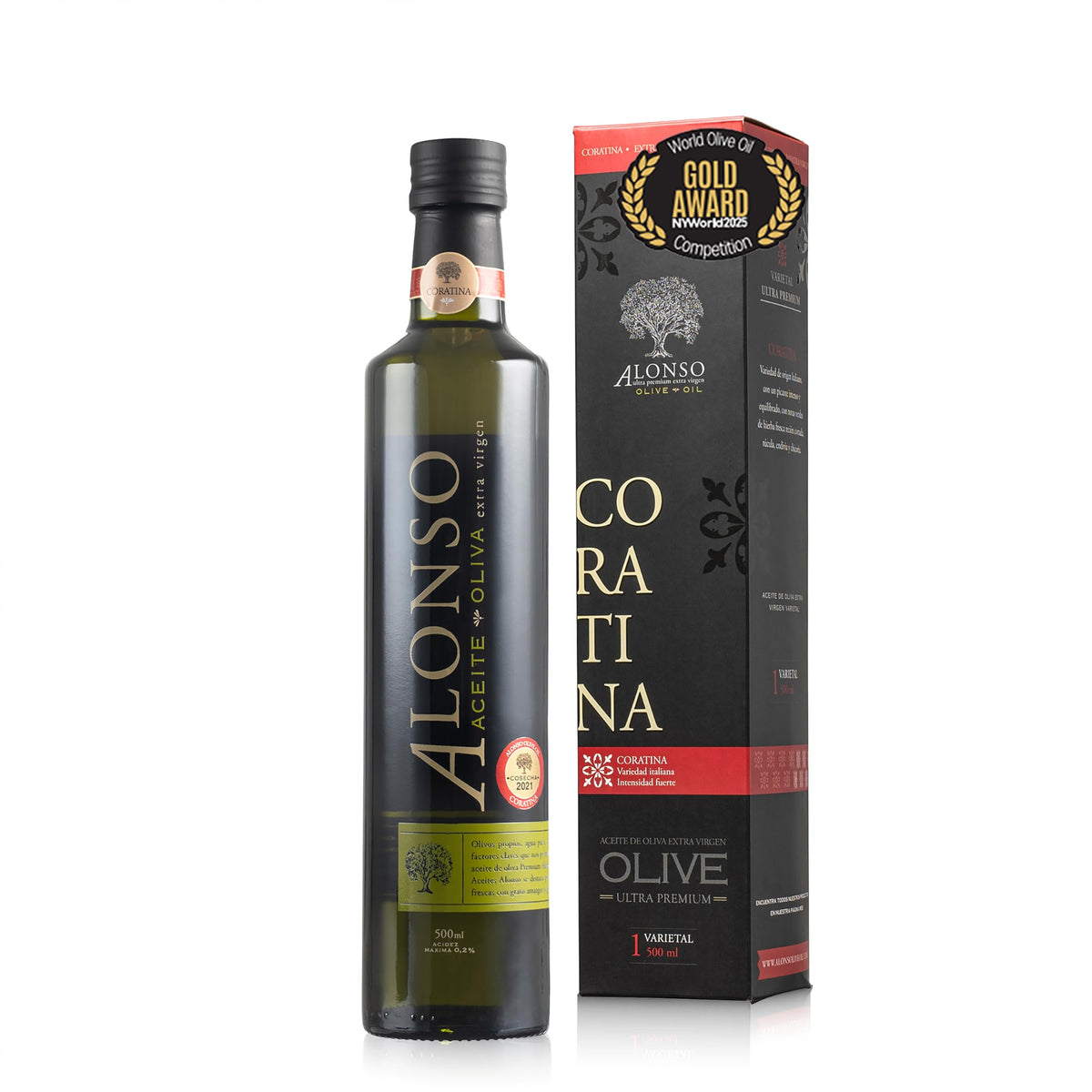 Alonso Coratina EVOO | The Olive Trading Co. | Chile Gold NYIOOC 2025 | 643 mg/kg Polyphenols