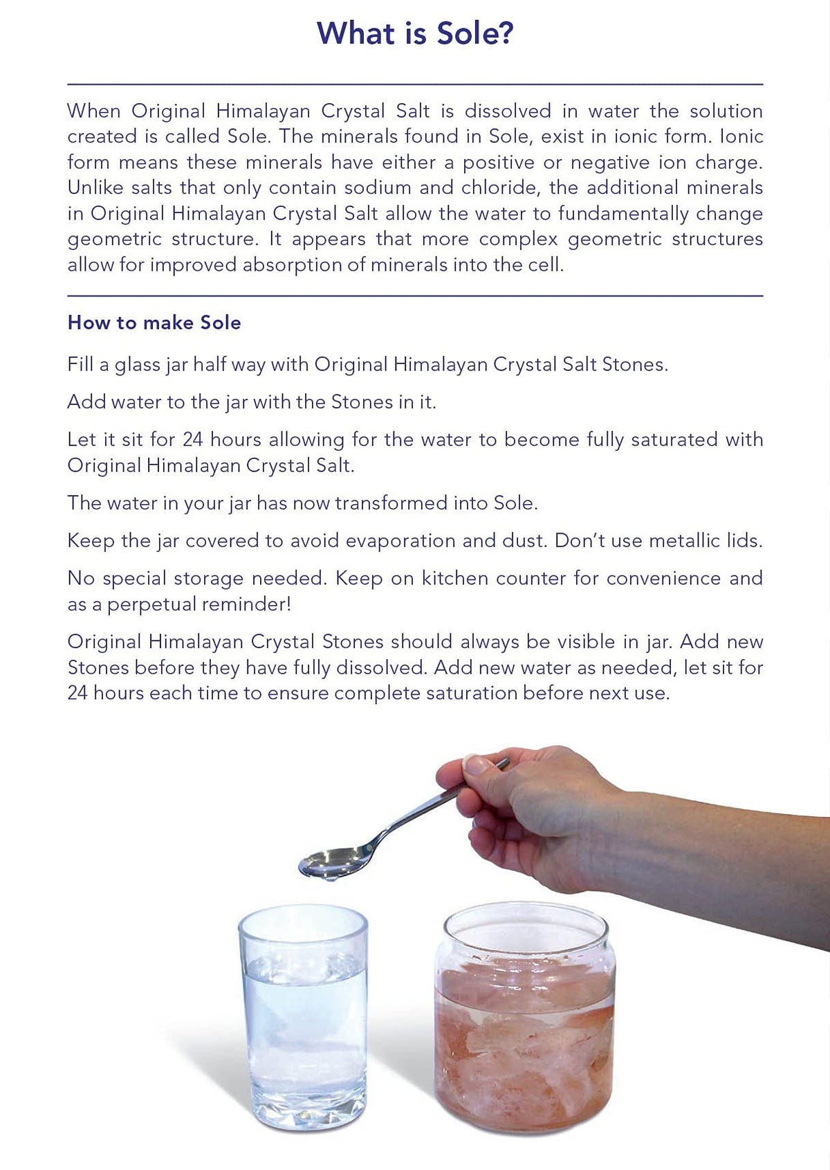 Original Himalayan Crystal Salt Stones for Sole – Hydration, 84 Minerals & Balance