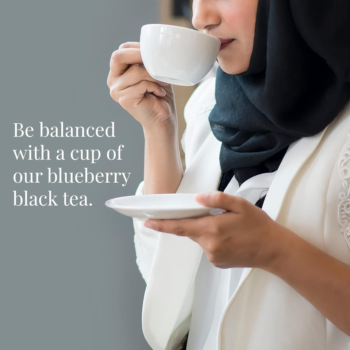 The Republic of Tea: Wild Blueberry Tea, Super Refill – 100 Black Tea Bags, Caffeinated