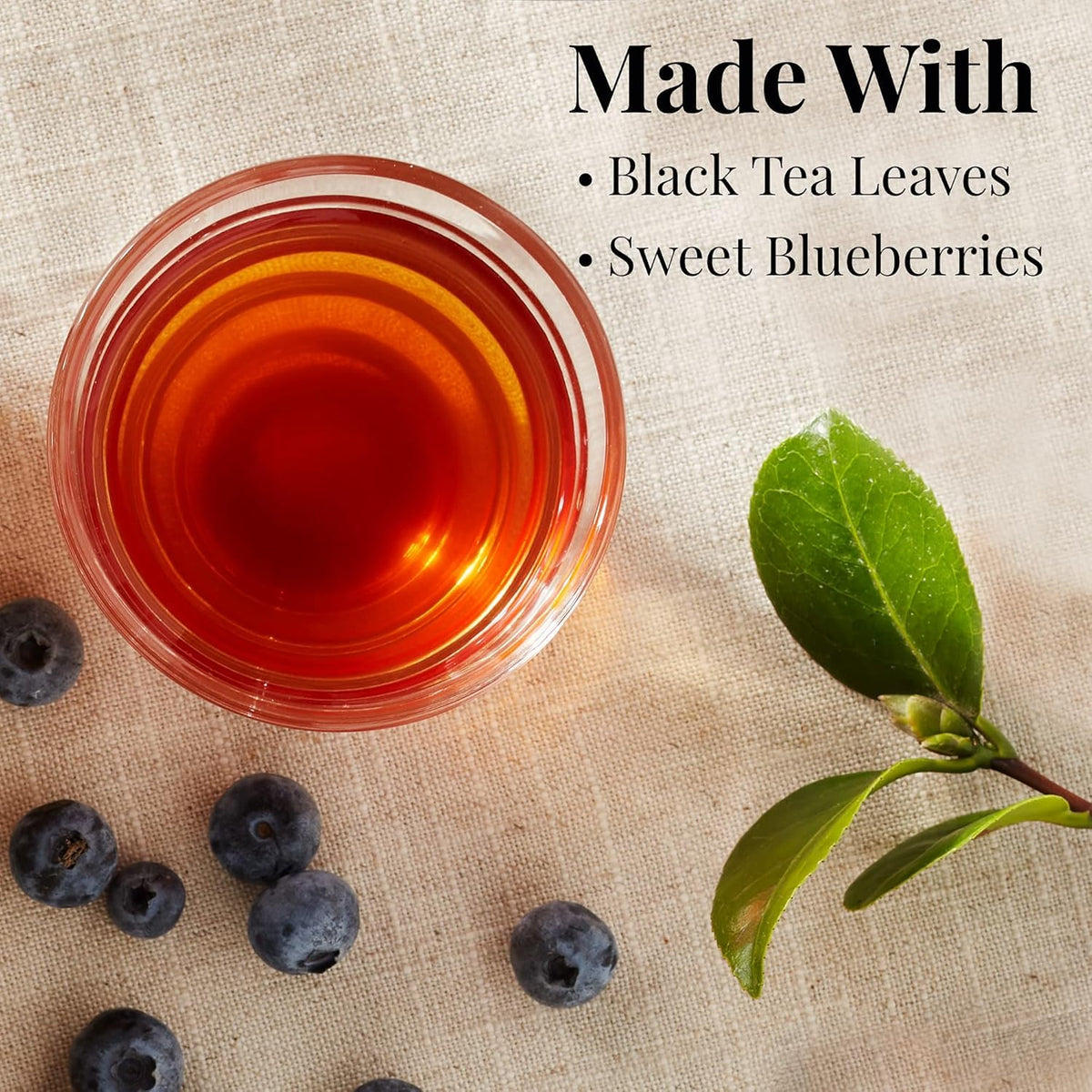 The Republic of Tea: Wild Blueberry Tea, Super Refill – 100 Black Tea Bags, Caffeinated