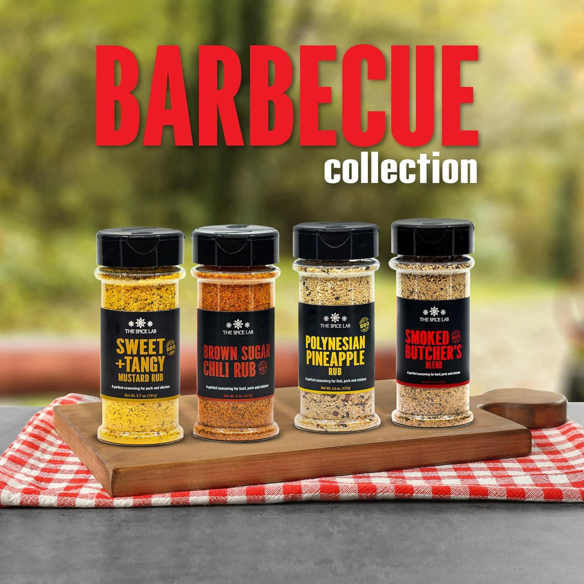 The Spice Lab Barbecue Gift Set – Gourmet Griling Seasonings