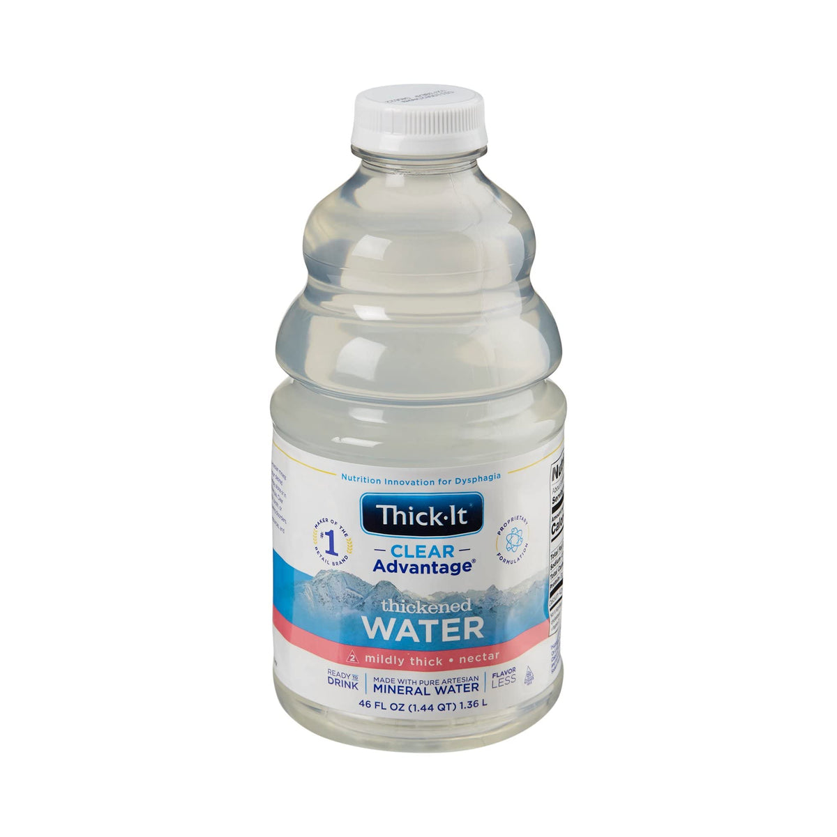 Thick-It Clear Advantage Mildly Thick Water (Nectar) - Ready-to-Drink, 46 oz