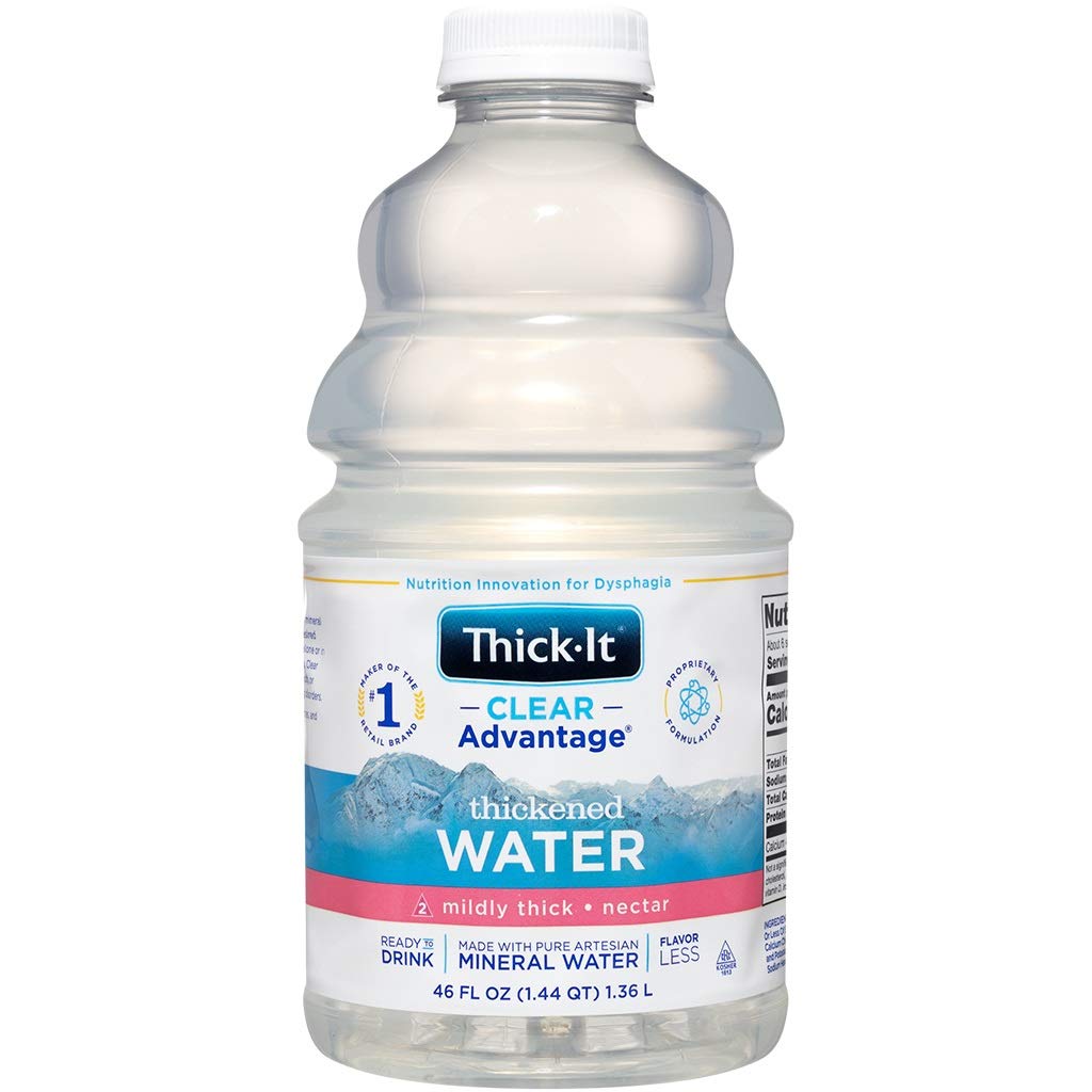 Thick-It Clear Advantage Mildly Thick Water (Nectar) - Ready-to-Drink, 46 oz
