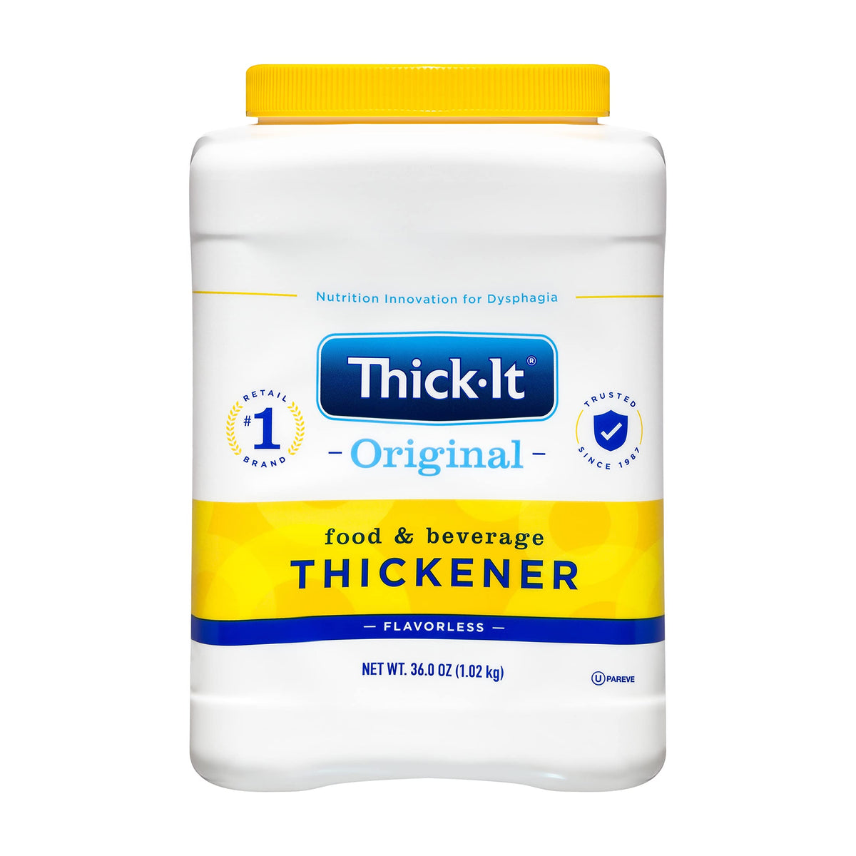 Thick-It Original Thickener – Flavorless, Instant Dissolve for Dysphagia (IDDSI) – 36 oz Canister, 2-Pack