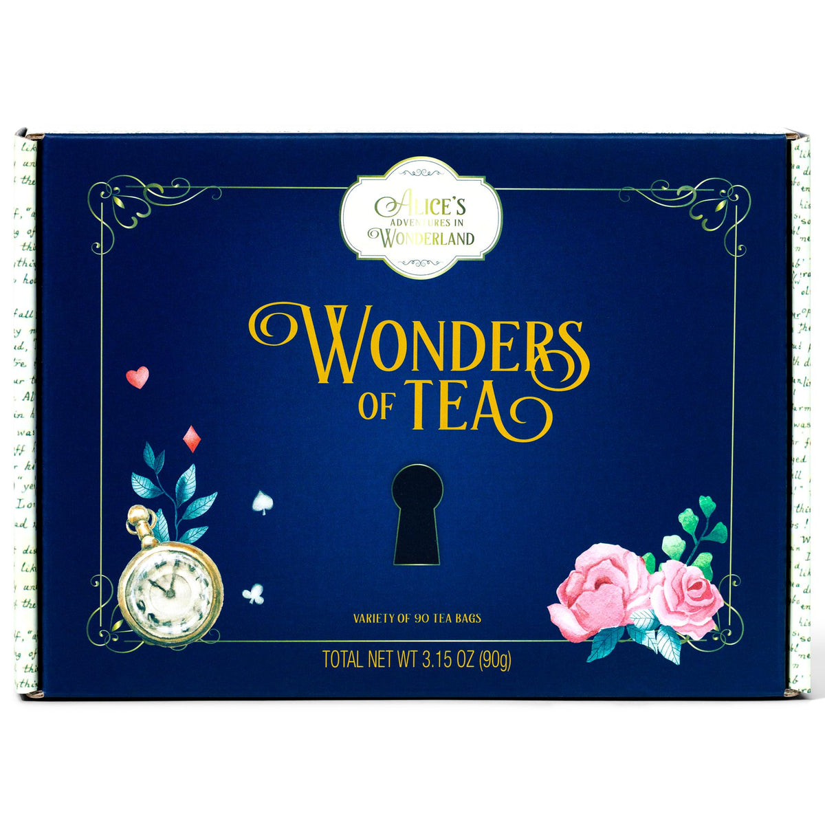 Thoughtfully Alice’s Adventures in Wonderland Tea Gift Set – 90 Bags, 6 Flavors