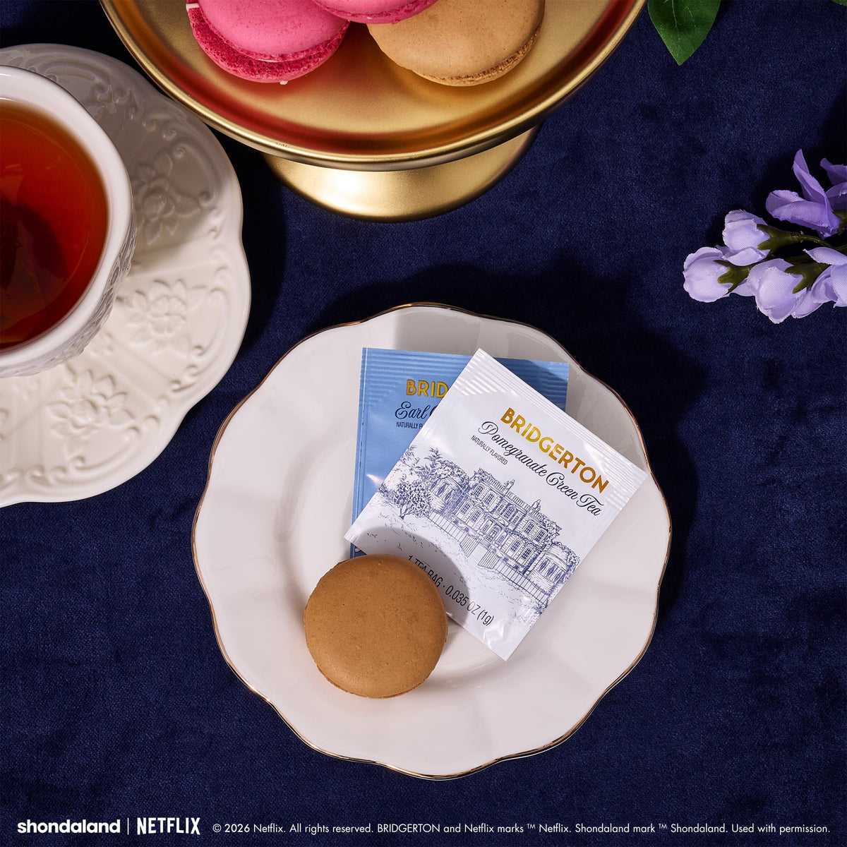 Bridgerton Tea Collection Gift Set | Officially Licensed, 60 Premium Tea Bags