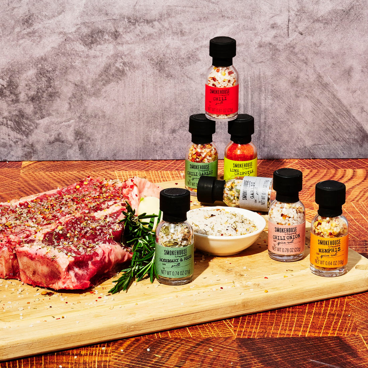 Smokehouse by Thoughtfully — Ultimate Grilling Spice Set with 20 Unique Rubs