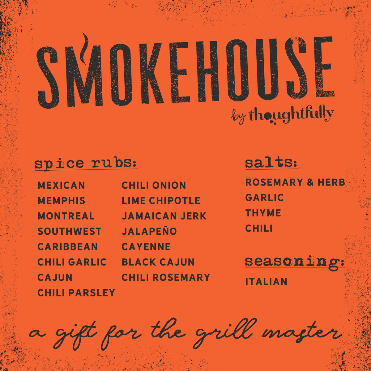 Smokehouse by Thoughtfully — Ultimate Grilling Spice Set with 20 Unique Rubs