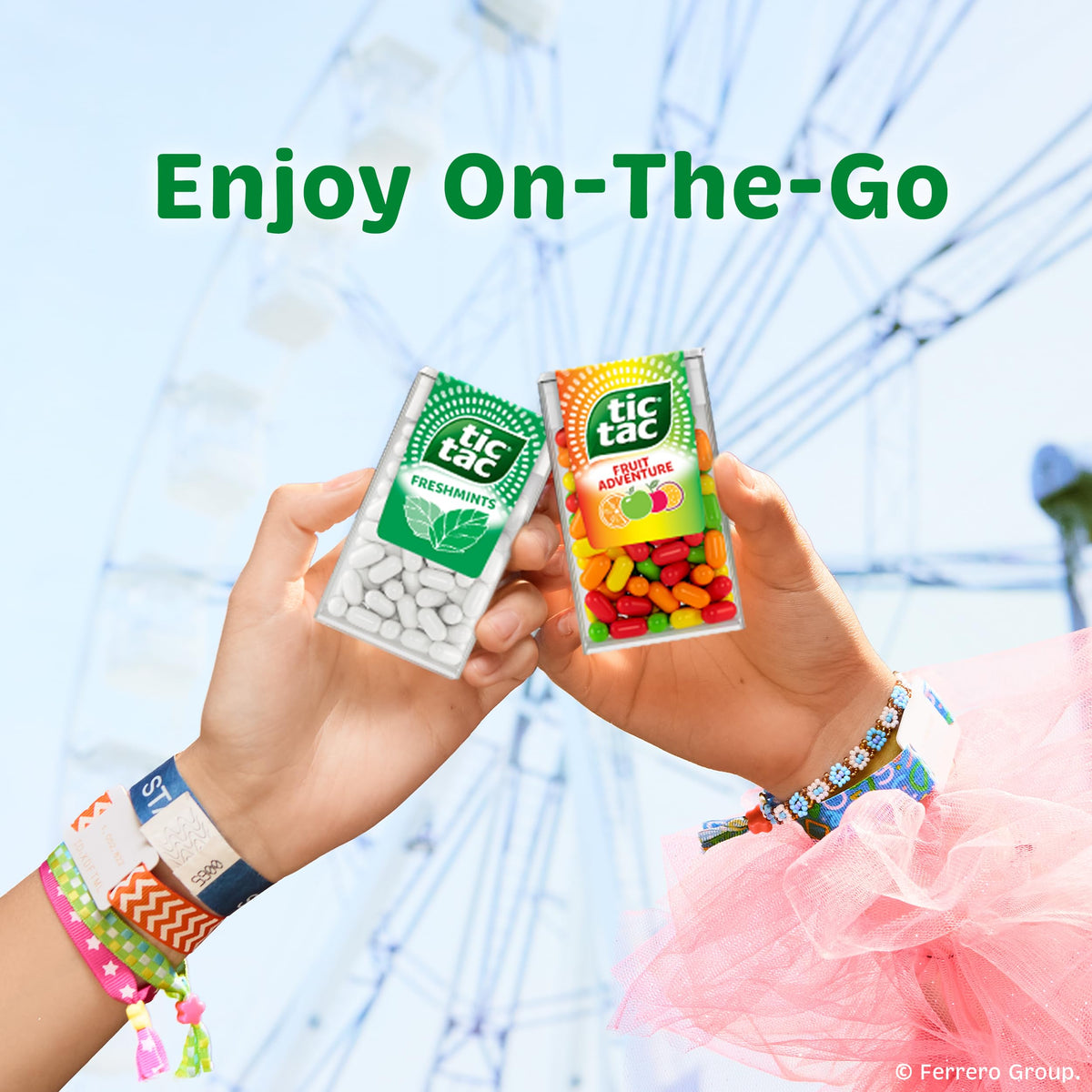 Tic Tac Freshmints: On-the-Go Breath Mints, 12-Pack Bulk (100 Mints per Pack, 1.7 oz Each)