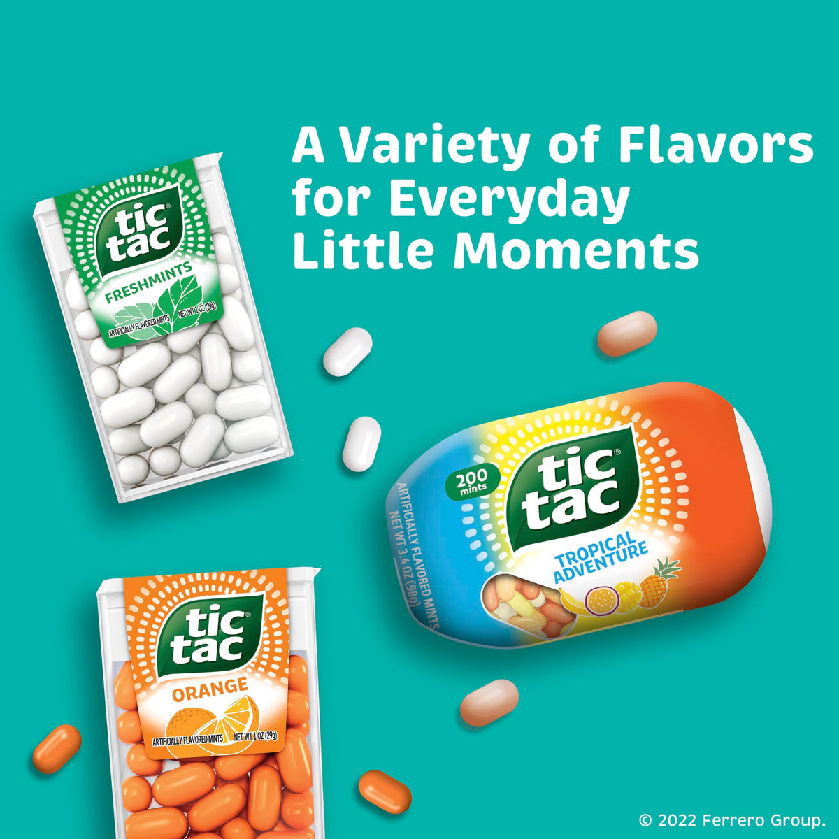 Tic Tac Wintergreen Breath Mints – Bulk 12 Pack, On-The-Go Refreshment