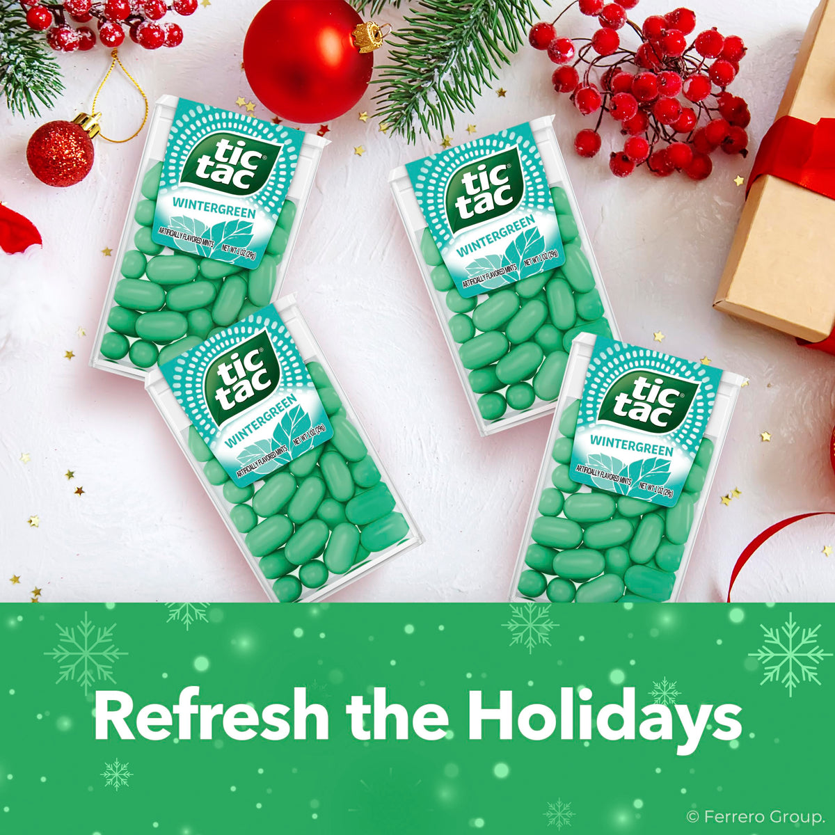 Tic Tac Wintergreen Breath Mints – Bulk 12 Pack, On-The-Go Refreshment