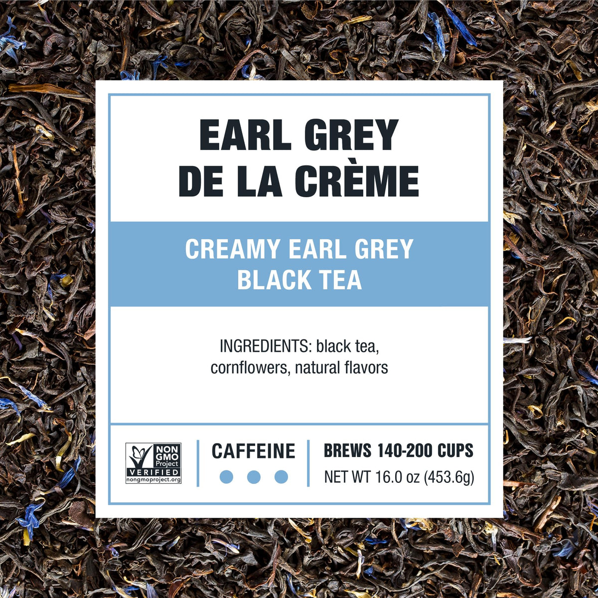 Tiesta Tea - Creamy Earl Grey de la Crème Loose Leaf, Mother's Day Edition, Premium Black Tea, 16 oz Bulk Pouch