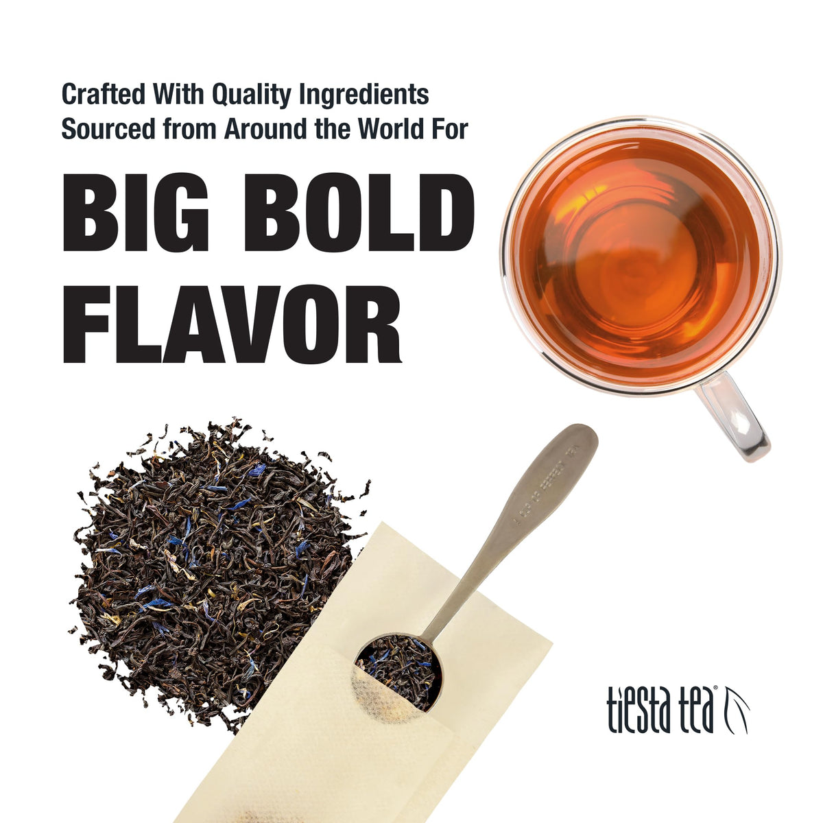 Tiesta Tea - Creamy Earl Grey de la Crème Loose Leaf, Mother's Day Edition, Premium Black Tea, 16 oz Bulk Pouch