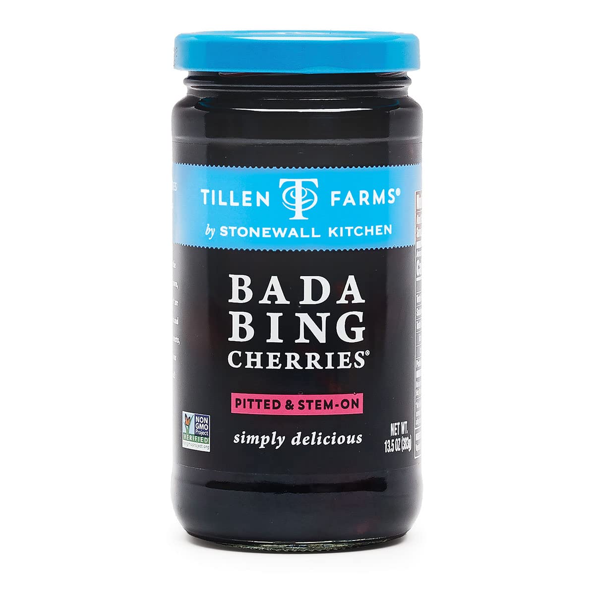 Tillen Farms Bada Bing Cherries, 13.5 oz (Pack of 6) | Premium Cherries for Snacking & Cocktails