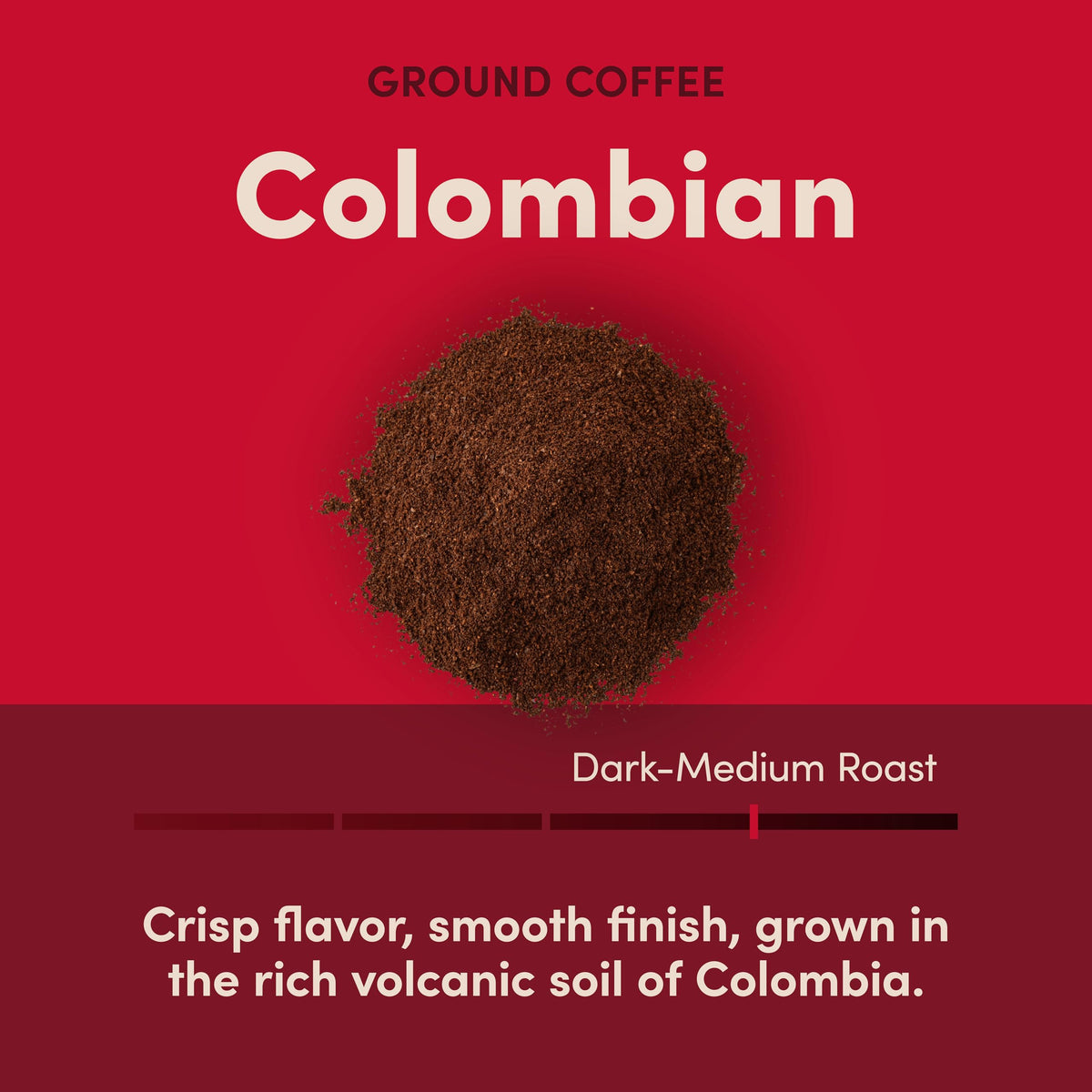 Tim Hortons Colombian Ground Coffee – 30 oz Cannister, 100% Arabica, Medium Roast