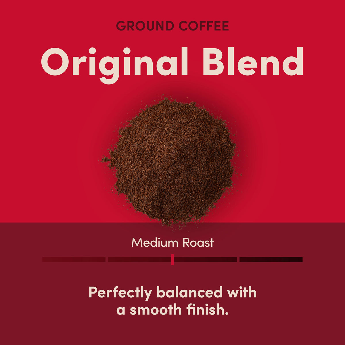Tim Hortons Original Blend Ground Coffee Can – 100% Arabica, 30 oz