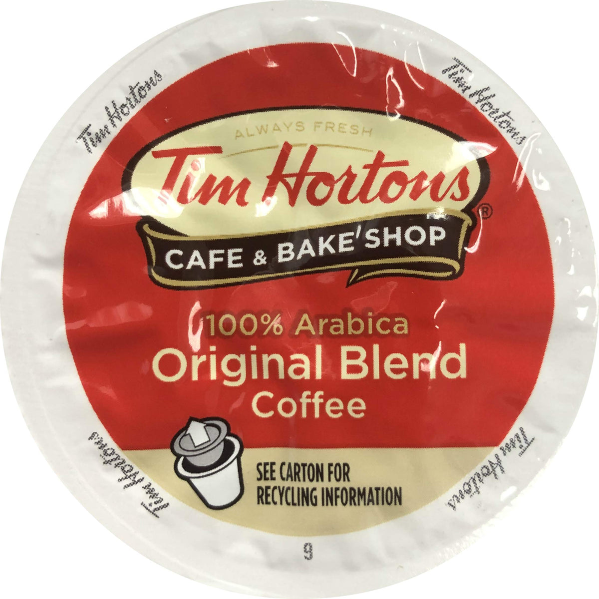 Tim Hortons Original Blend K-Cup Coffee - 80 Count | Single Serve Cups