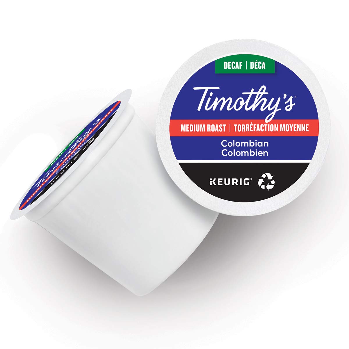 Timothy's World Coffee Decaf Colombian K-Cup Coffee, 24 Count (Pack of 2) – Keurig Compatible