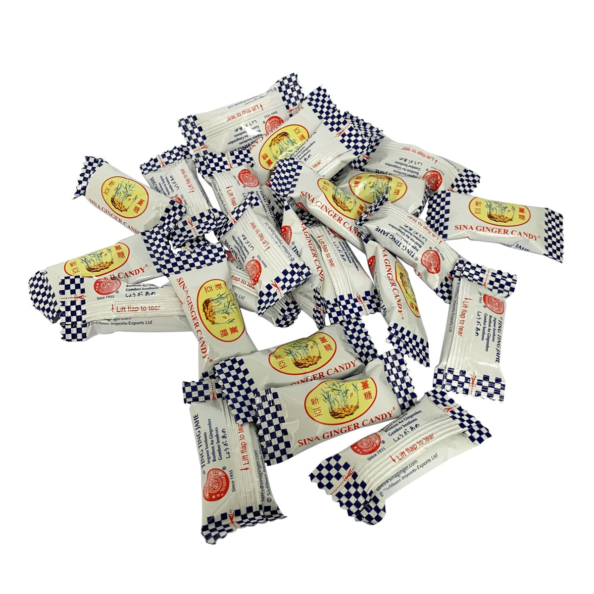 Ting Ting Jahe Chewy Ginger Candy – 10-Pack Value Pack, 4.04 oz