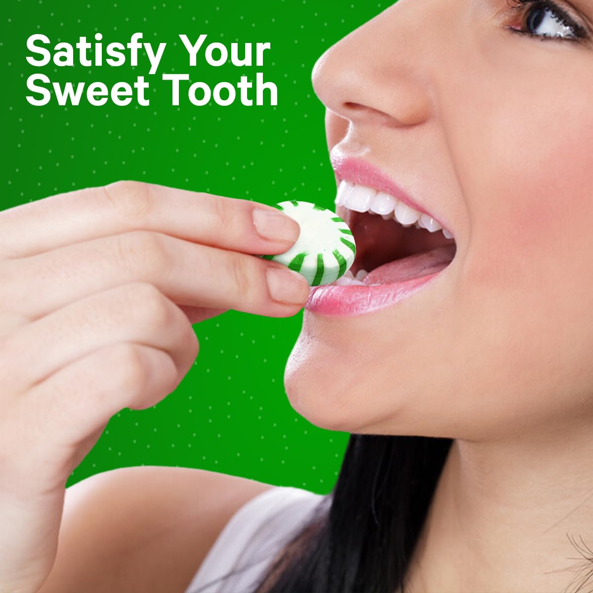 Tivozy Starlight Spearmint Mints – 5 lb Bulk Pack, Individually Wrapped for On-the-Go Freshness
