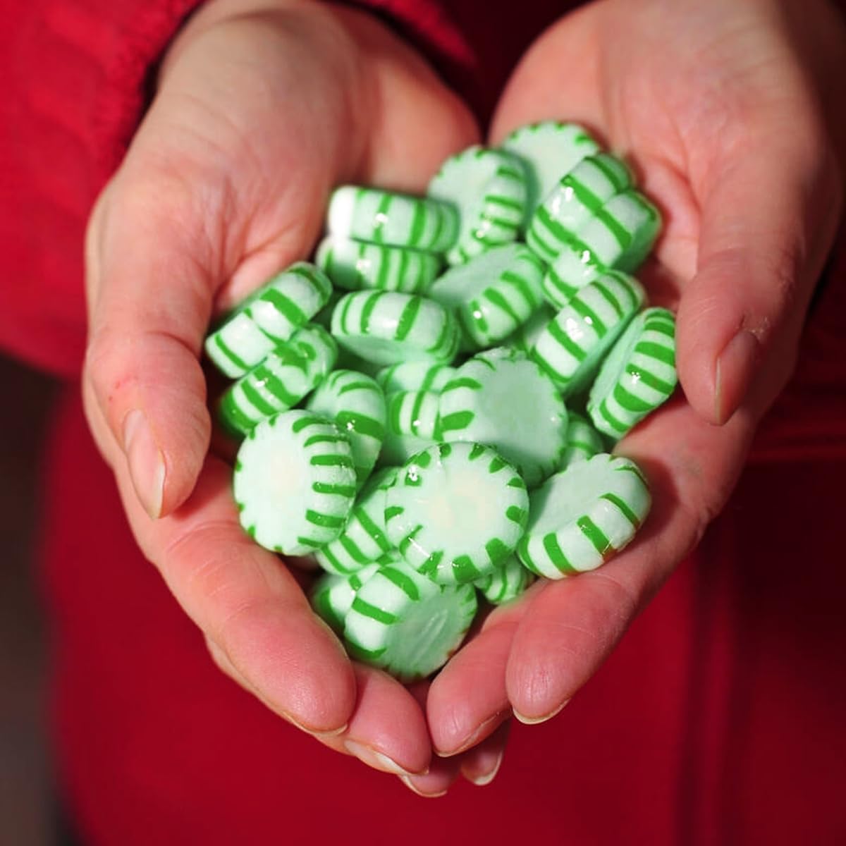 Tivozy Starlight Spearmint Mints – 5 lb Bulk Pack, Individually Wrapped for On-the-Go Freshness