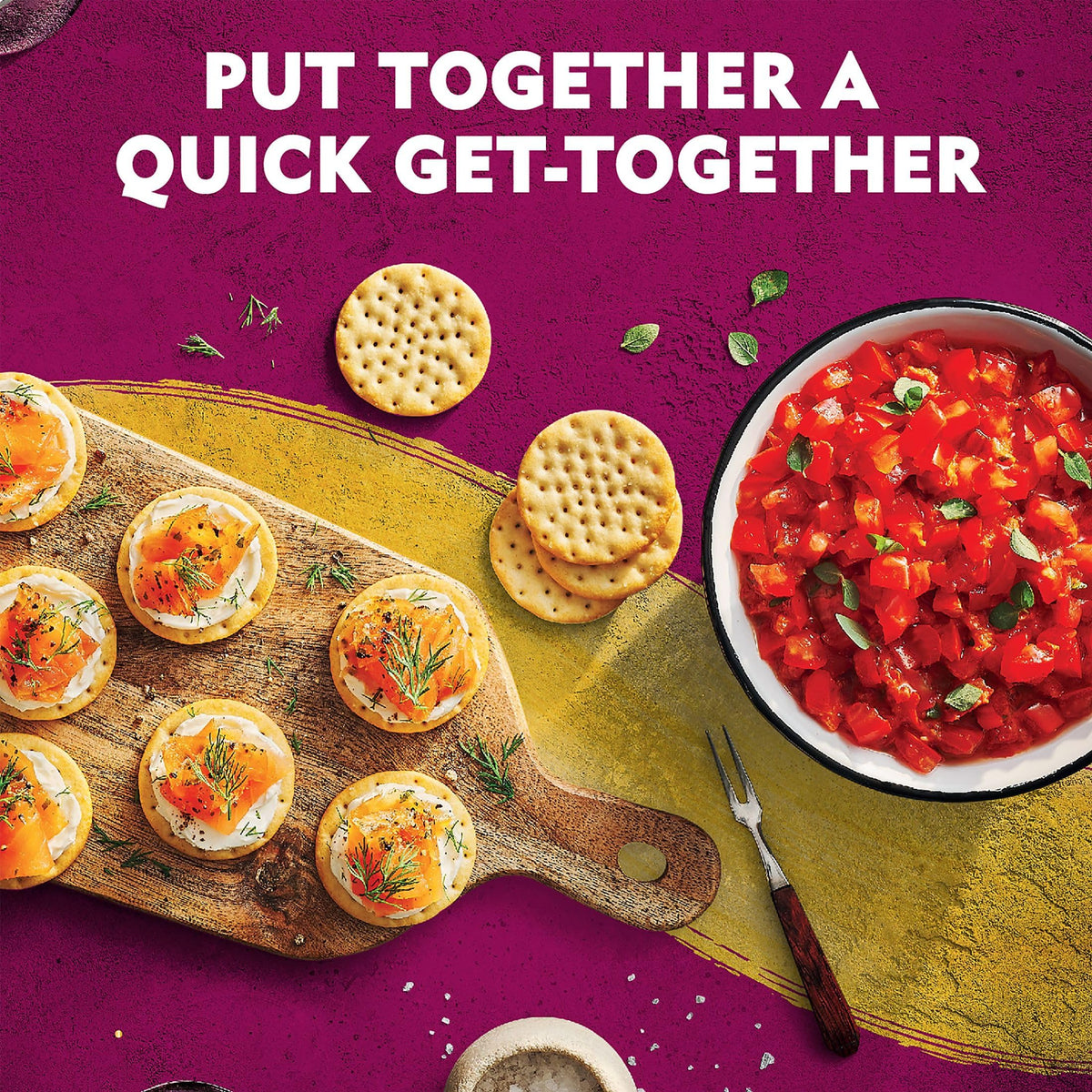 Toasteds Classic Buttercrisp Crackers — Party & Lunch Snacks (6 Boxes)
