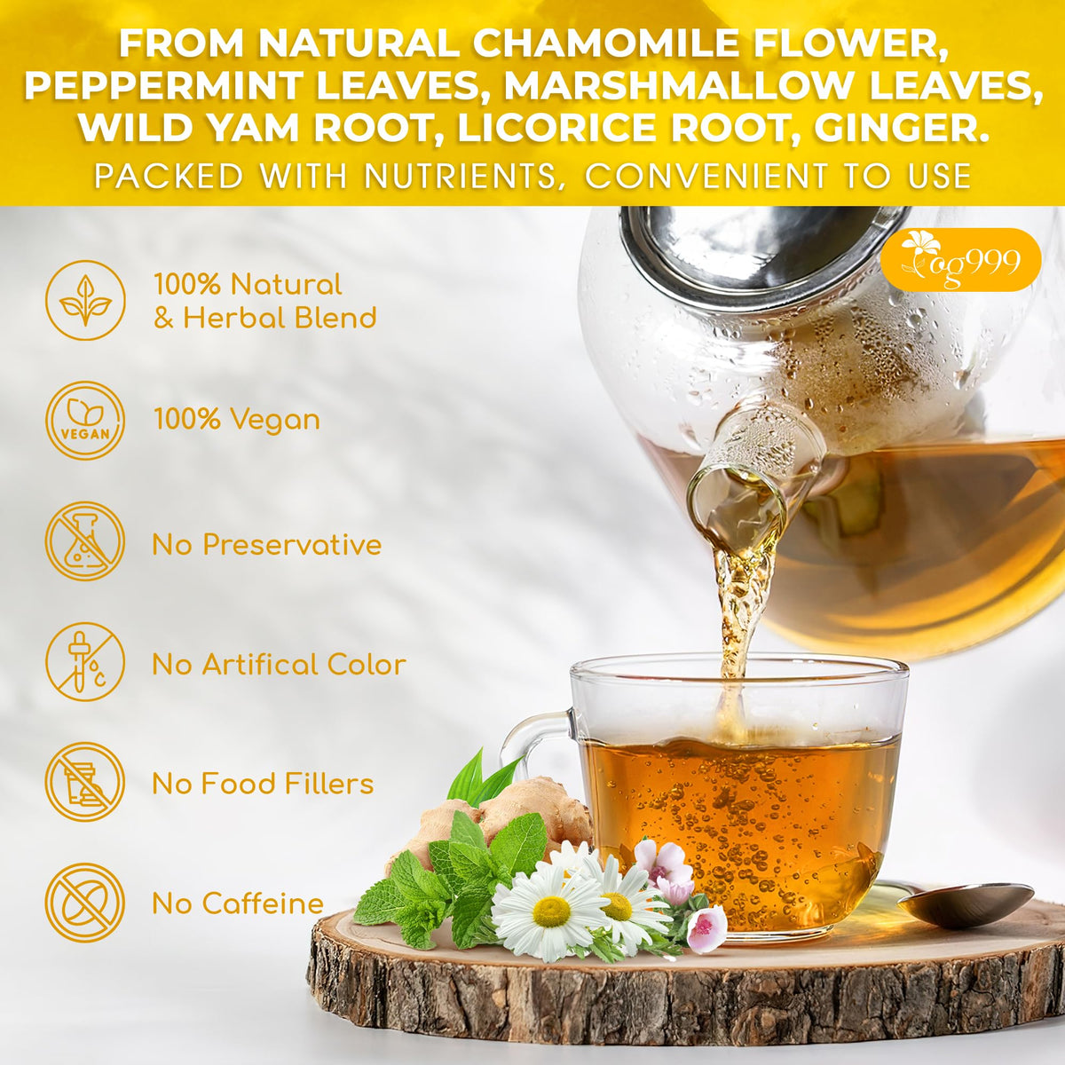 TOG999 Diverticulitis Tea Bags – 80 Count, 100% Natural Herbal Blend, Caffeine-Free & Vegan