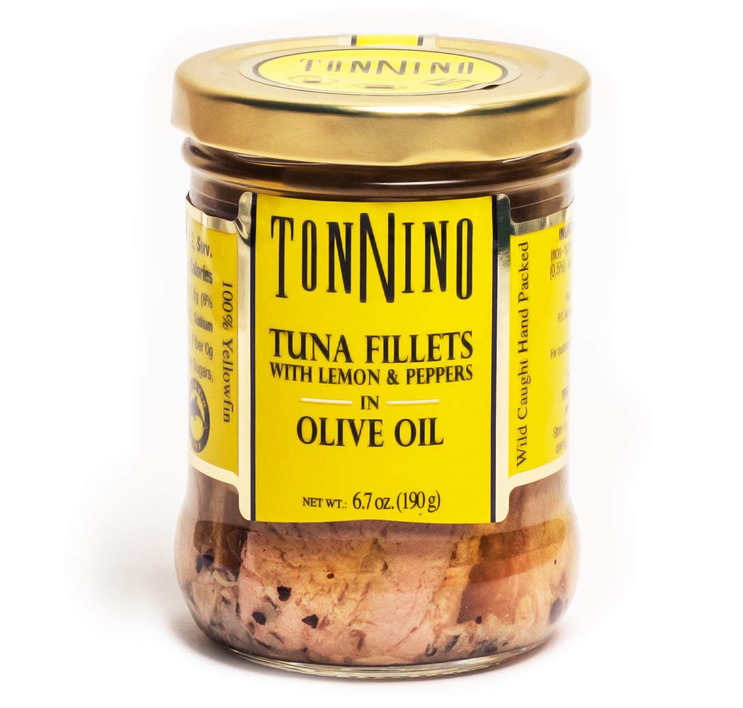 Tonnino Yellowfin Tuna – Lemon Pepper in Olive Oil (Pack of 6) | Ready-to-Eat Protein