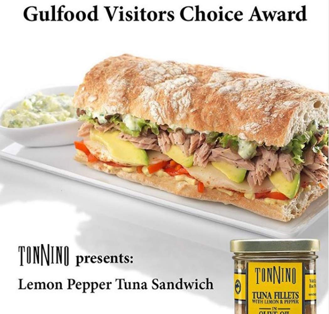 Tonnino Yellowfin Tuna – Lemon Pepper in Olive Oil (Pack of 6) | Ready-to-Eat Protein