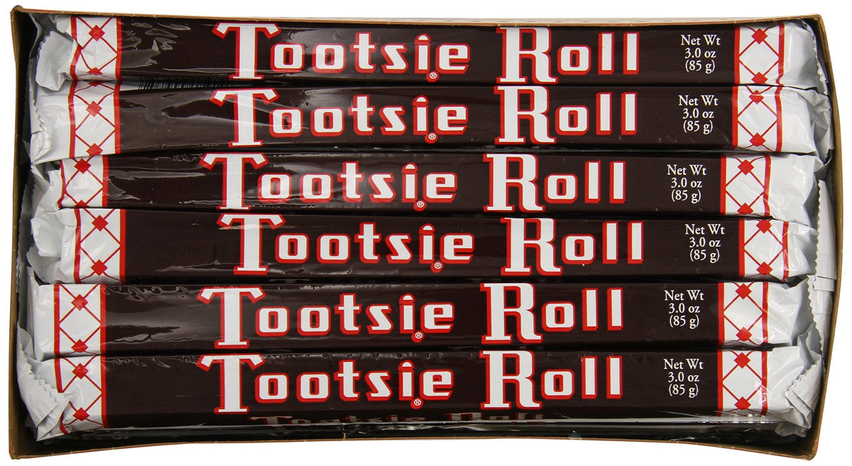 Tootsie Roll Giant Classic Nostalgic Candy – Pack of 24 3-Oz Boxes