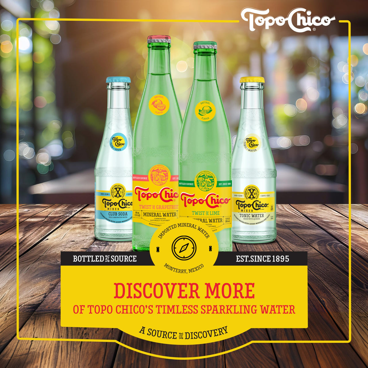Topo Chico Sabores Tropical Mango 12oz 8pk — Real Fruit Juice Sparkling Water, No Added Sugar
