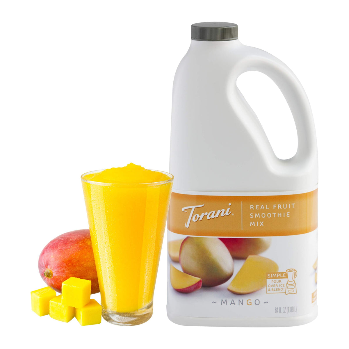 Torani Mango Real Fruit Smoothie Mix – 64 oz, No Artificial Flavors
