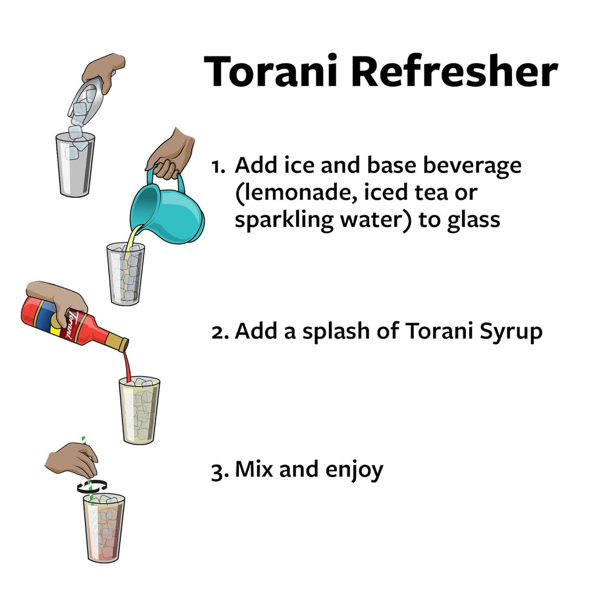Torani Syrup Variety Packs – Soda Pop (25.4 fl oz each) Set of 4